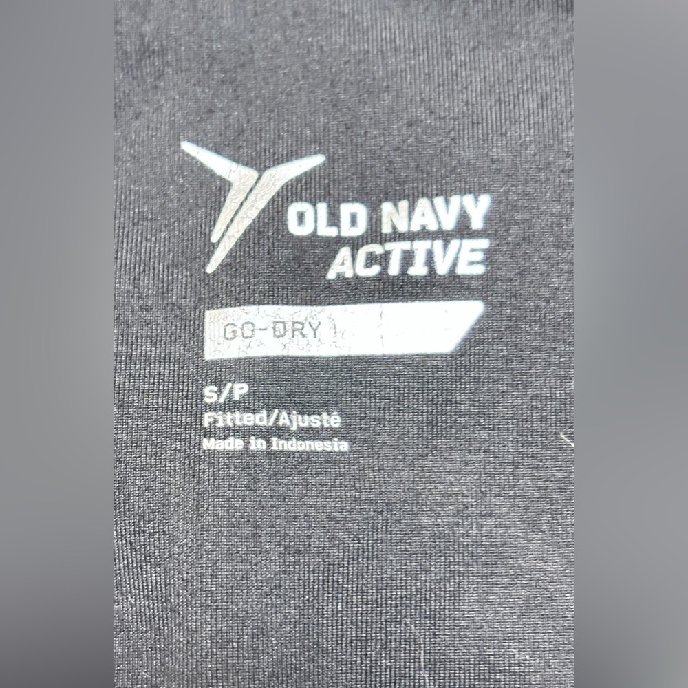 Old Navy Active Go-Dry Black Galaxy Print Leggings S Petite High Rise - Picture 3 of 7